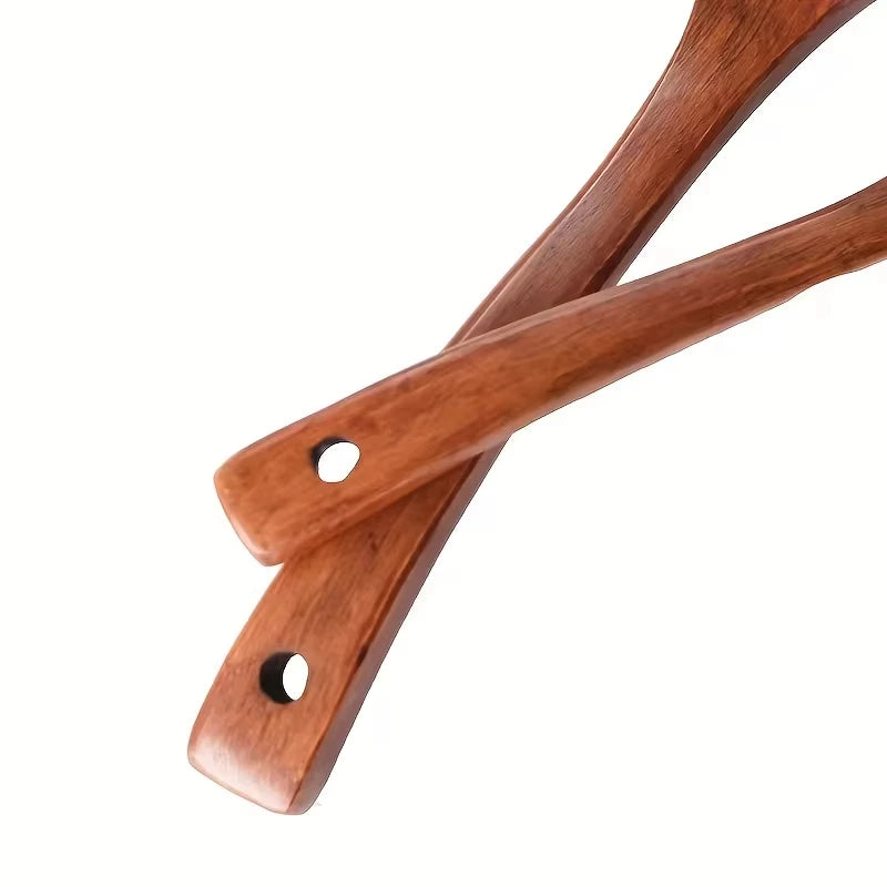 1pc Non-Stick Wooden Cooking Spoon,Daily Solid Anti-scalding Soup Ladle For Kitchen Oasis Select