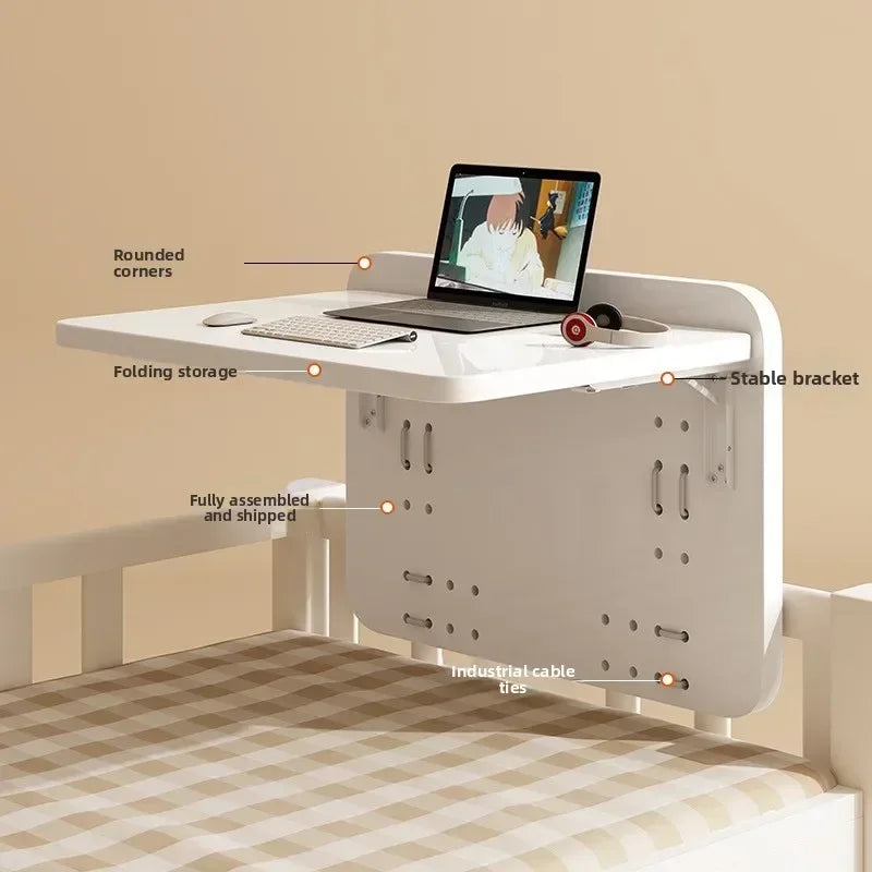 Multi-functional Household GoodsComputer Desk Simple Table Dormitory Suspended Foldable Desk Bunk Artifact Oasis Select
