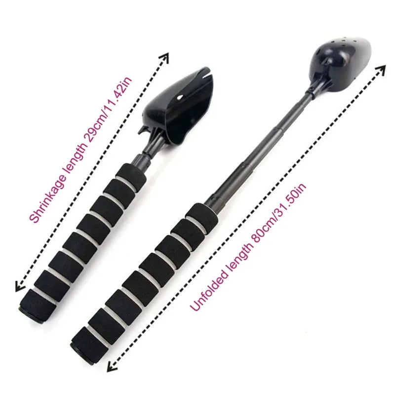 Bait Throwing Spoons Retractable Fish Bait Casting Scoop Lightweight Long Handle Non Slip Fishing Tackle Accessory Oasis Select