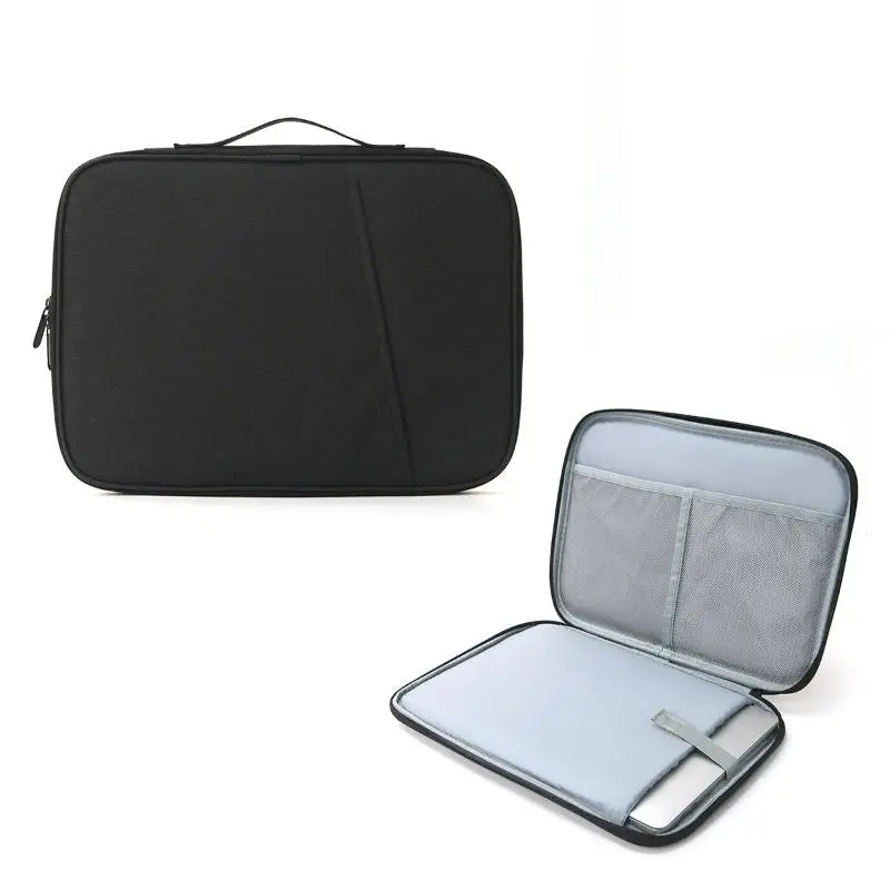 Waterproof Shockproof Handle Bag Laptop Sleeve Case Tablet Sleeve Cover Bag Portable Shockproof Storage Bag Oasis Select Black