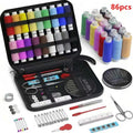86/172pcs Sewing Kit With Threads Needles Scissors Tape Measure Buttons Storage Bag Portable Travel Sewing Box Tools Oasis Select A