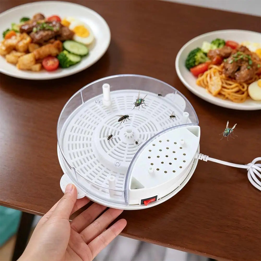 Practical USB Automatic Flycatcher Electric Silent Operation Pest Reject Control Repeller Efficient Insect Trap Restaurant Oasis Select