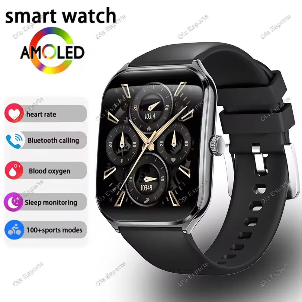 Ola Esporte HW12 1.96" AMOLED Smartwatch | BT Call & Fitness