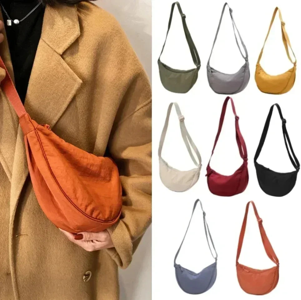 Casual Nylon Hobos Crossbody Bag for Women Designer Shoulder Bags Large Capacity Tote Lady Travel Shopper Bag Female Purses 2025 Oasis Select
