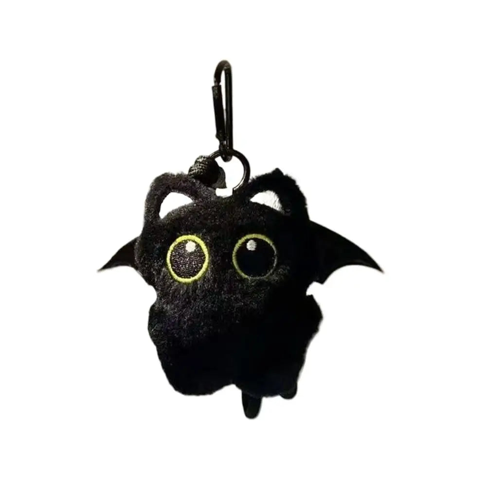 Cute Black Cat Plush Keychain – Bag Charm & Gift