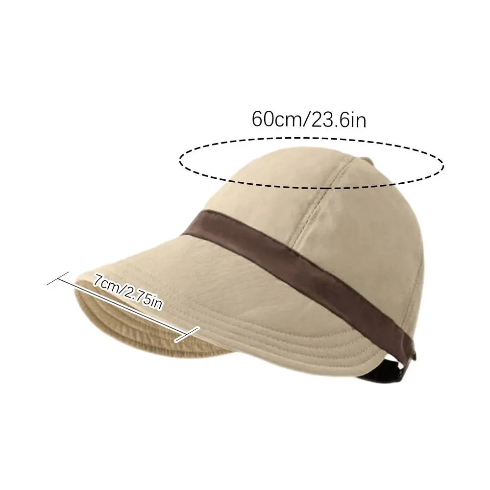 Wide Brim Visor Caps Adjustable Summer Sunhat Outdoor Travel Beach UV Protection Baseball Hats for Beach Travel Vacation Oasis Select Khaki
