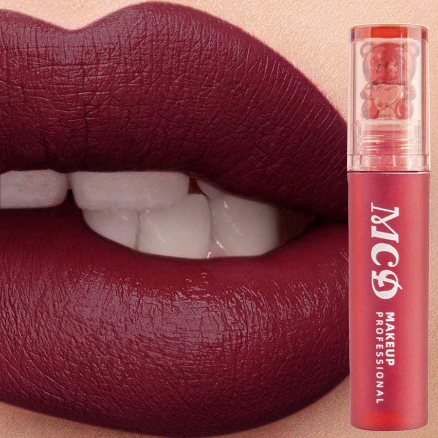 MCD 12-Color Lip Gloss Set – Matte Velvet Liquid Lipstick