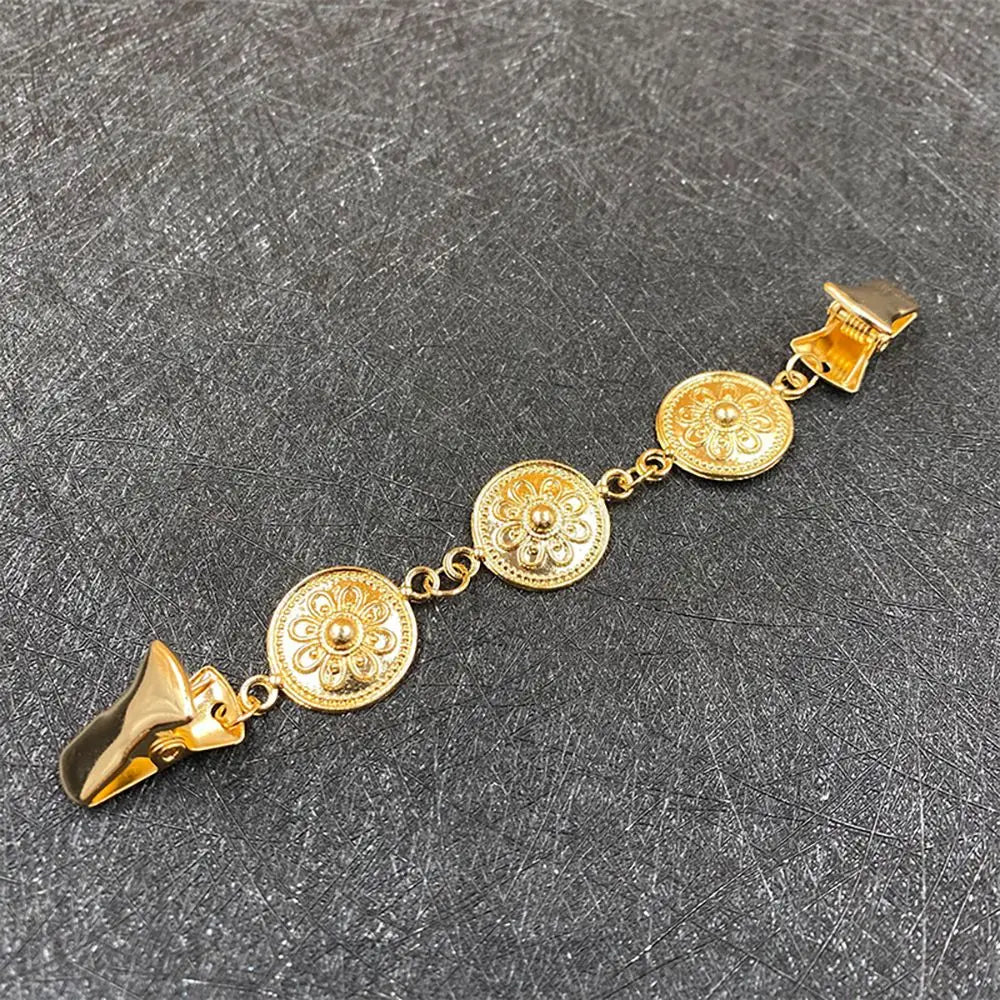 Retro Alloy Cardigan Clip | Vintage X-Shape Sweater Fastener