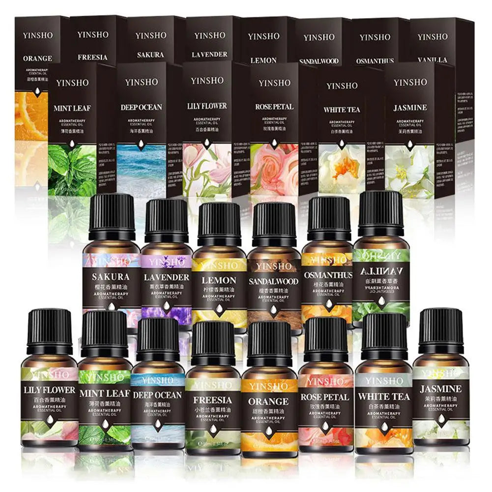 2025 NEW 10ml Essential Oils For Aroma Diffuser AirHumidifier Home Water-soluble Lavender Car Air Fresheners Perfume Refill Oasis Select