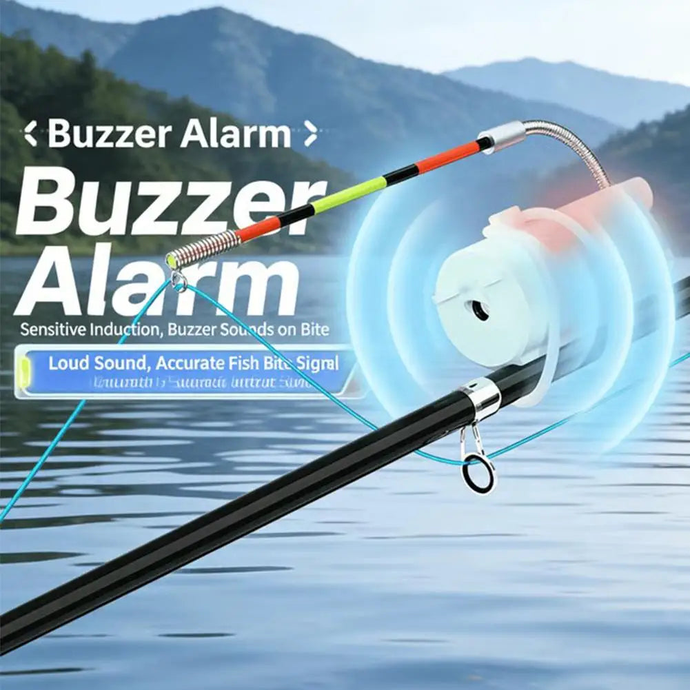 Float Fishing Alarm – LED Buzzer Fish Bite Alert for Rod