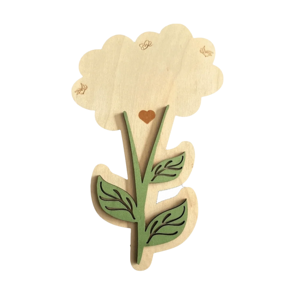 Hand-Painted Mother's Day Wood Plaque | DIY Handprint Sign Gift