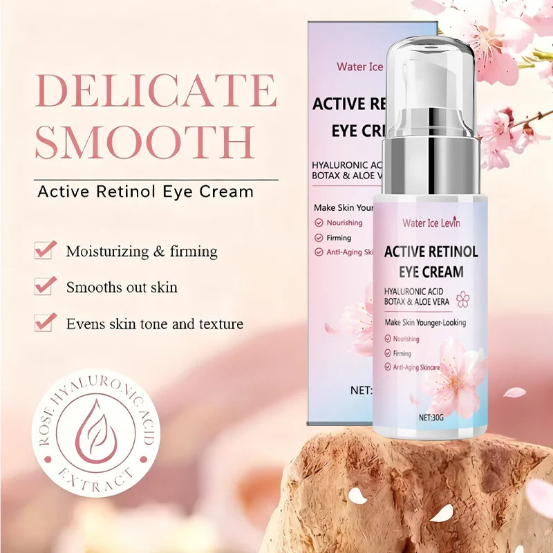 Active Retinol Eye Cream – Hyaluronic Acid & Aloe Vera 30g Retinol Eye Cream Oasis Select