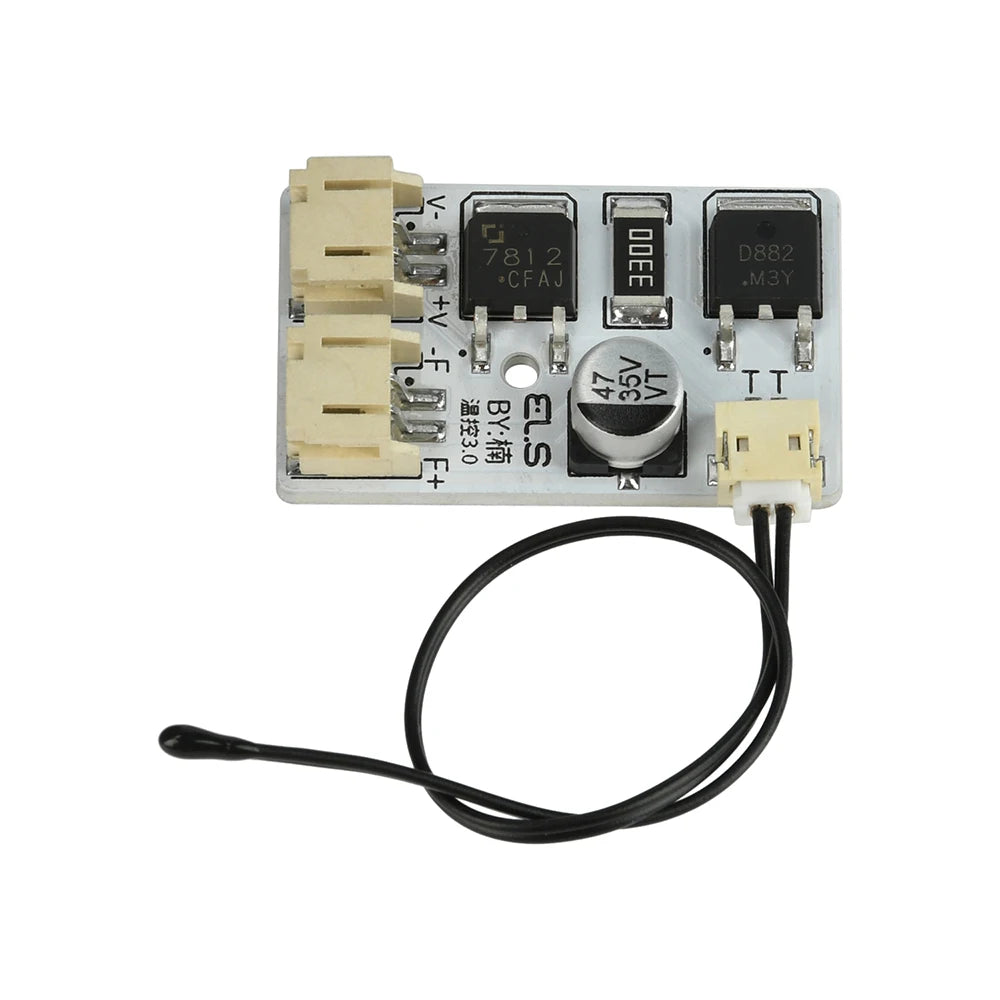 DC Fan Controller Temperature Control Board DIY Automatic Speed Regulator For LED Fan Controller Temperature Control Board Oasis Select Without cord