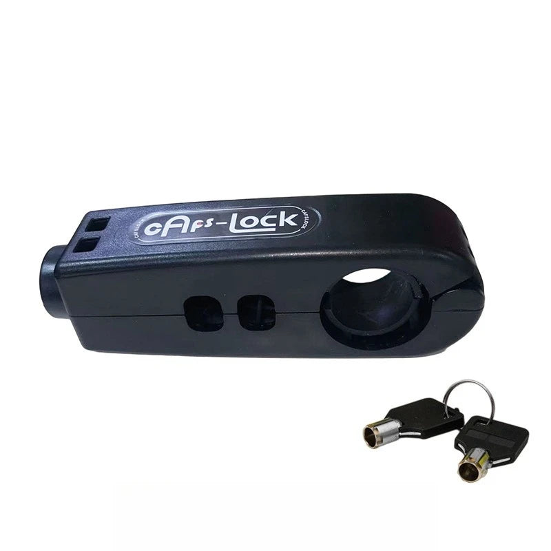JUSTINLAU Motorcycle Handlebar Lock Anti Theft Brake Throttle Lock Universal for Scooter ATV Bike Motorbike Safety Protection Oasis Select Black