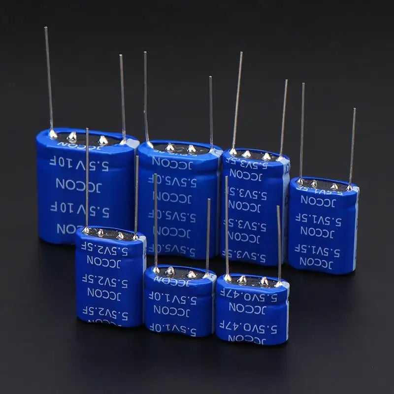 Super Capacitor Farad Capacitor 5.5V 0.47F 1F 1.5F 2.5F 3.5F 5.0F 10F Combination Double Layer Drone Car Recorder Capacitor Oasis Select