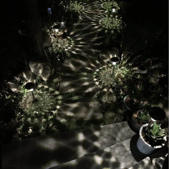 Courtyard Outdoor Lighting, Garden Lamps, Solar Lawn Lamps, Garden Landscape Light and Shadow Atmosphere Lawn Lamps Oasis Select bright white light