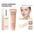 30ml Hydrating Color Changing Foundation, Lightweight Isolation Even Skin Tone Natural BB Cream Oasis Select Light