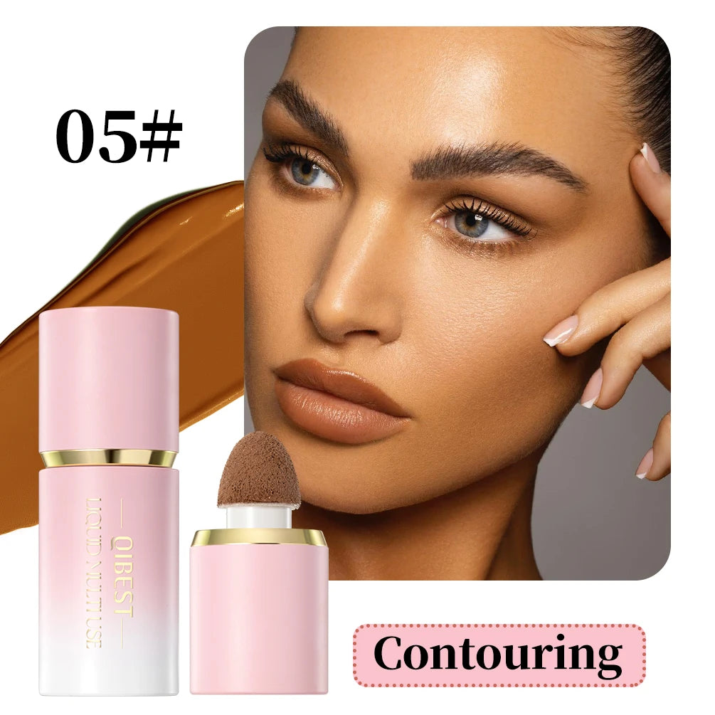 QiBest Liquid Blush Highlighter & Contour Stick – 6 Shades
