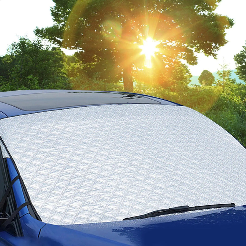 Foldable Universal Car Windscreen Sunshade Cover Sun UV Protection Lightable Sun Visor Covers Car Windscreen Sun Shade Oasis Select