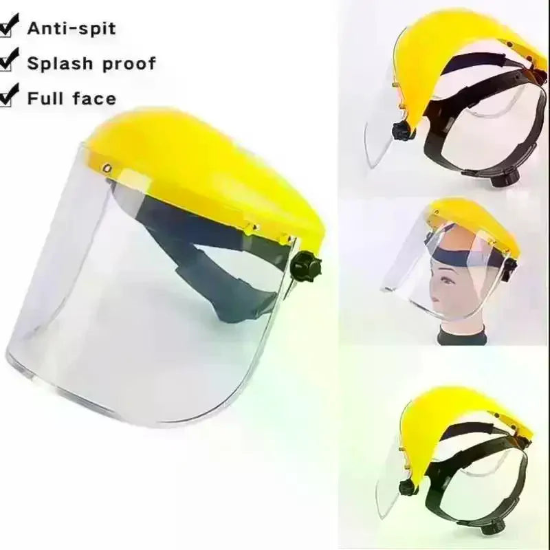 Mesh Face Shield Safety Helmet for Weed Trimmer & Gardening