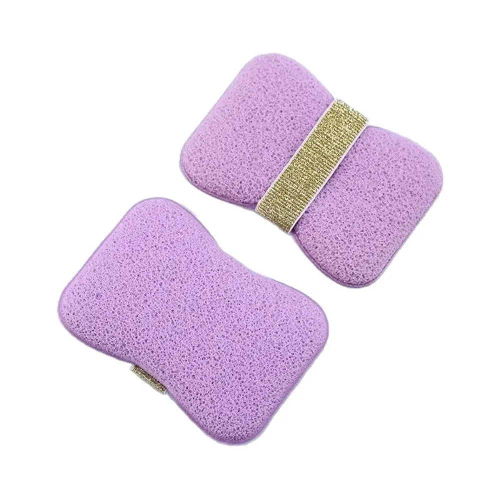 1Pc New Soaps Saver Soap Foaming Net Bath Foaming Exfoliating Bathing Bubble Maker Sponge Thickened Soap Bag Cleaning Tool Oasis Select Purple