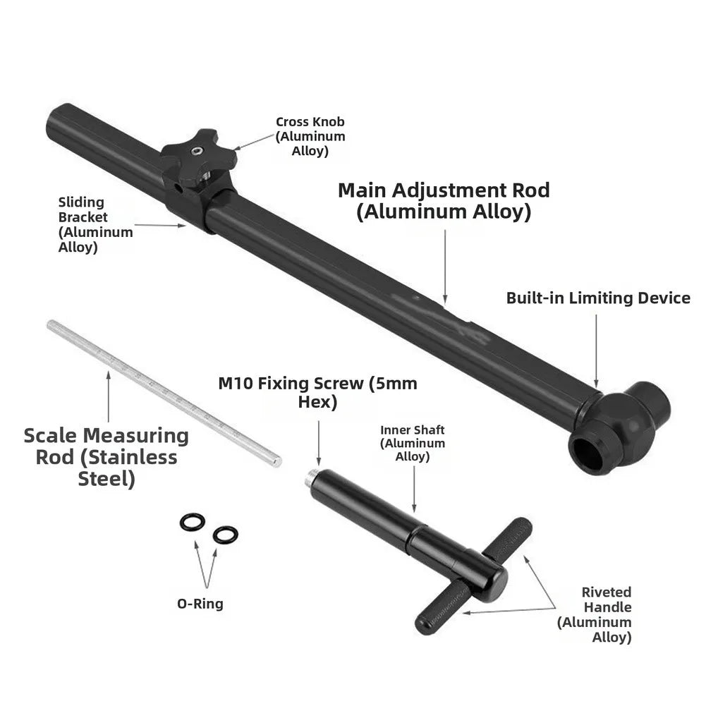 Aluminum Alloy Bicycle Derailleur Hanger Alignment Tool 360 Rotation Correction For Road Bike Maintenance Repair Accessories Oasis Select