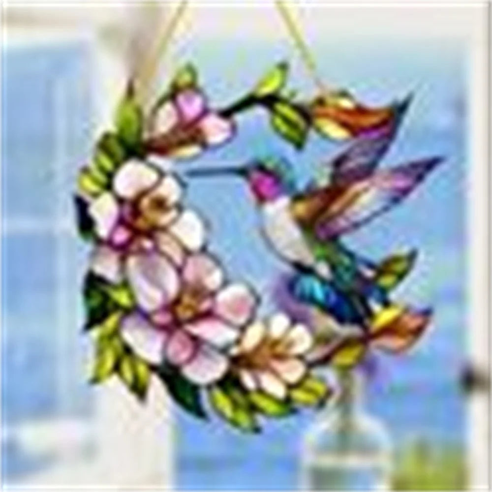 Fairy Angel Heart Suncatcher | Acrylic Window Hanging Ornament