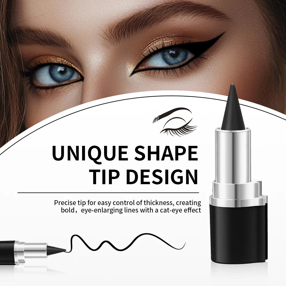 Lakerain Long-lasting Gel Eyeliner Soft Waterproof And Sweat-proof Matte Black Silver Brown Eye Liner Pen Makeup Cosmetic Oasis Select