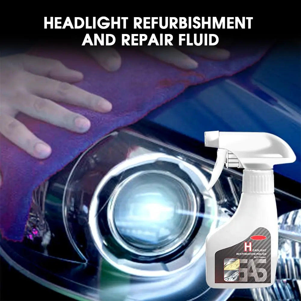 Car Headlight Restoration Kit – Scratch & UV Restorer 180ml