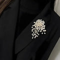 Creative Flower Brooch with Pearl Tassel, Alloy Corsage Pin, Versatile Accessory for Clothes, Backpacks and Scarves Oasis Select Default Title