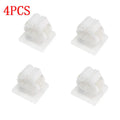 Wall-Mounted Mop & Broom Hanger Rack – No-Drill Suction Mop Broom Hanger Oasis Select White 4pcs