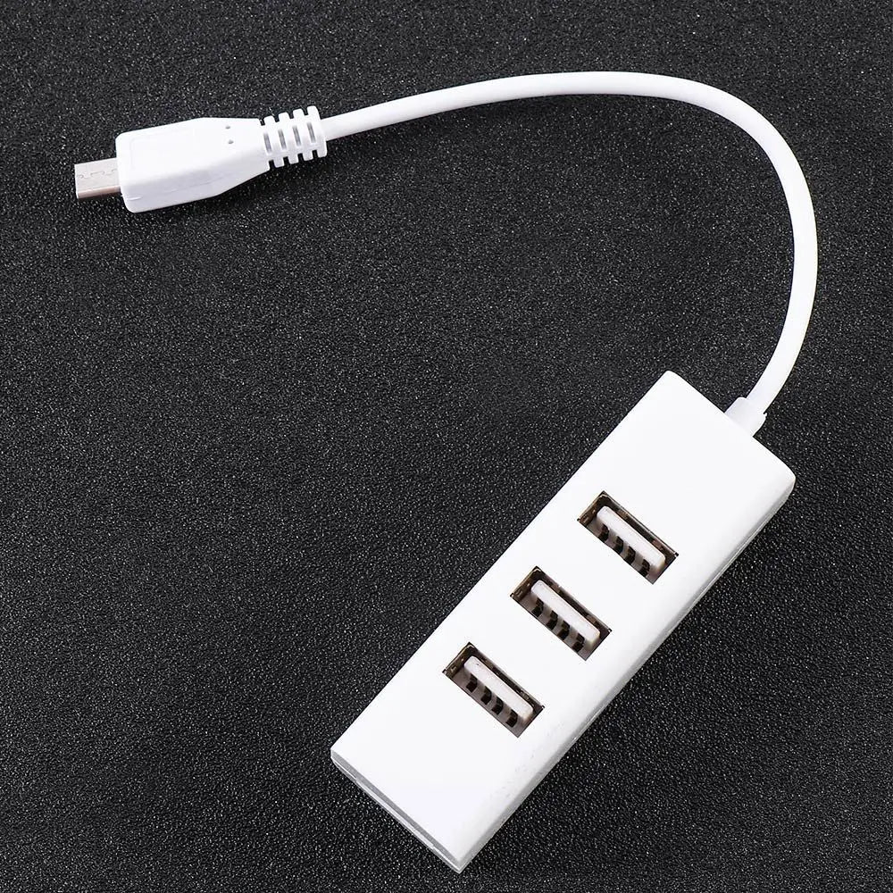 Multi-function Micro USB To 4 Port OTG Hub For Raspberry 0 Power Switch Extension Cable Charging Cable Accessories Oasis Select