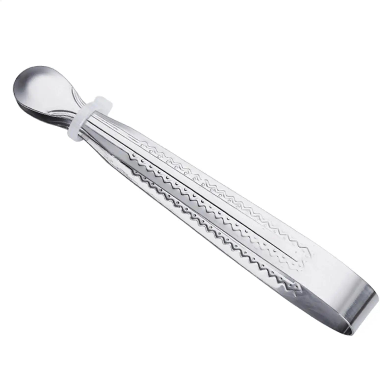 1PC Stainless Steel Food Tongs Ice Tongs Multi-purpose Ice Cube Sugar Clamp Mini Food Clips for BBQ Party Bar Kitchen Gadgets Oasis Select