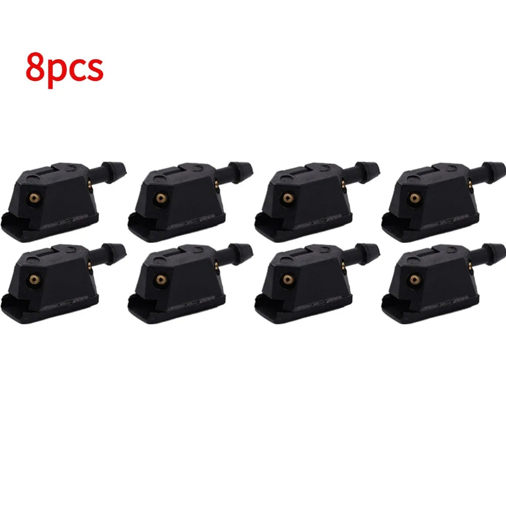 Universal Car Windscreen Washer Wiper Blade Water Spray Jets Nozzles Mounted Onto 8mm 9mm Arm Adjusted 4 Way Upgrade Oasis Select 8pcs