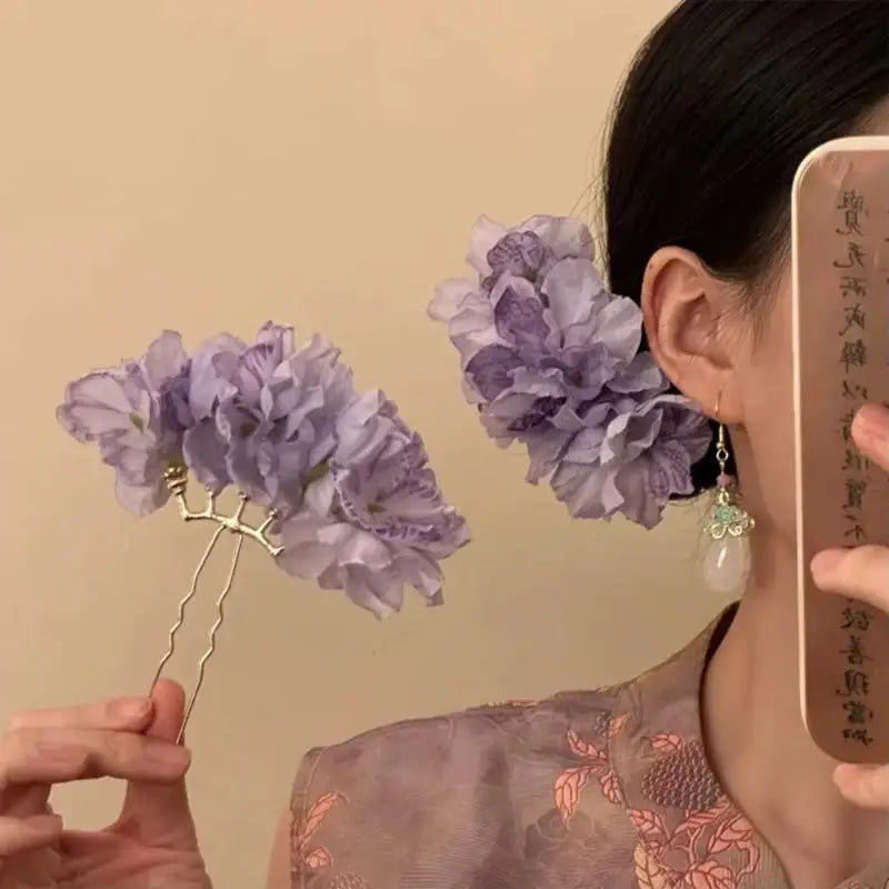 Hair Stick Delicate Lily of the Valley Hair Pin Flower Hair Stick For Bridal Party Photo Hair Accessory Travel Photo Props Oasis Select A6