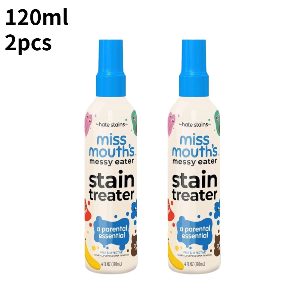 Stain Remover Spray Portable Stain Treater For Laundry Fabric Oil Remover Clothing Stain Remover For Clothes Stain Treater Spray Oasis Select 120ml 2PCS
