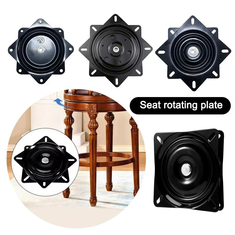 360° Steel Swivel Plate – Universal Bar Stool Turntable
