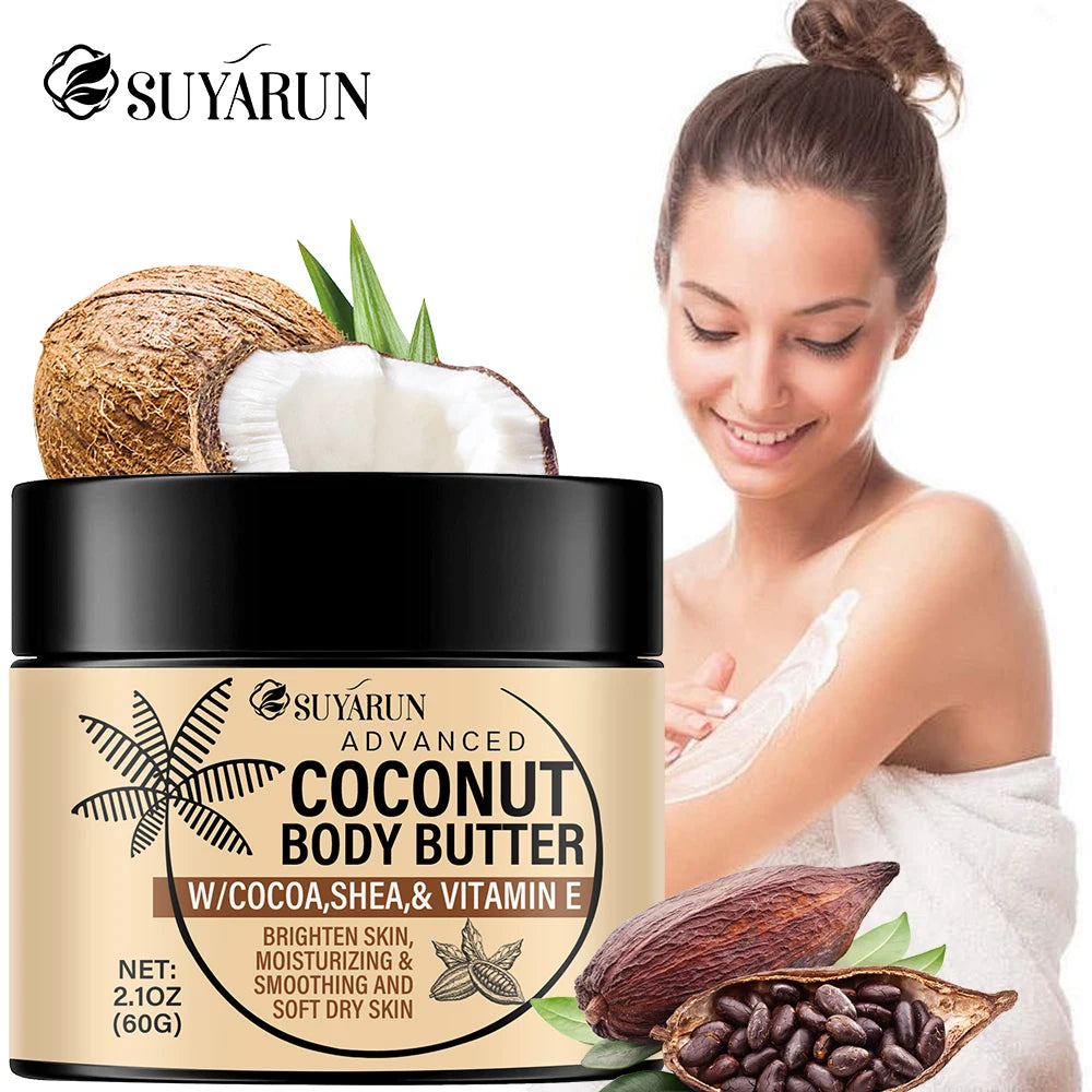 SUYARUN Coconut Oil Moisturizing Cream | 24Hr Skin Hydration Face Moisturizing Cream Oasis Select