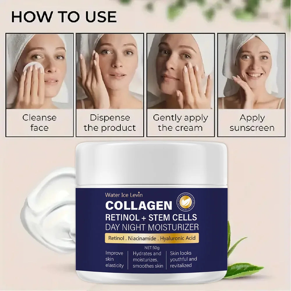 Collagen Face Cream – Retinol & Hyaluronic Acid Anti-Aging 50g Anti-Aging Face Cream Oasis Select