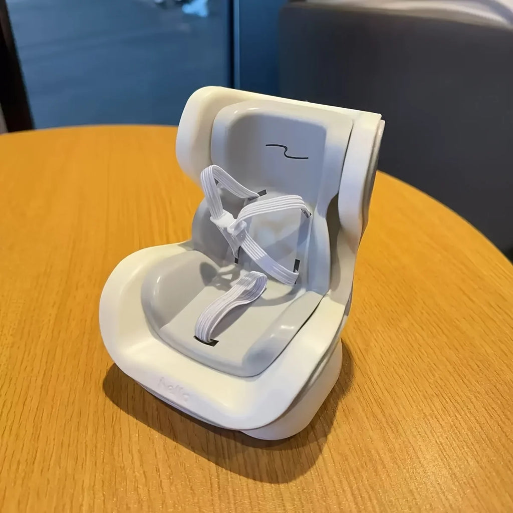 Suitable for 17.02-19.81cm doll car seats, car mini chair holders, compatible with LABUBU doll seats Oasis Select Gray