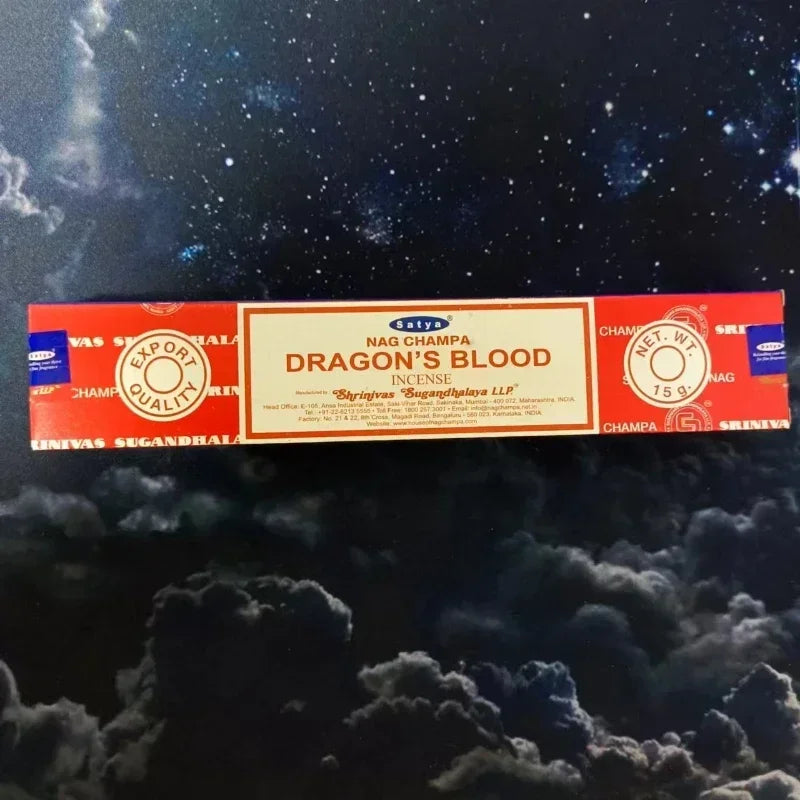 Satya 5box /2box India Sandalwood Incense Household Bedroom Toilet Bathroom NAGCHAMPA Tibetan Incense Line Fragrance Lasting Oasis Select DRAGON S BLOOD 5 small boxes
