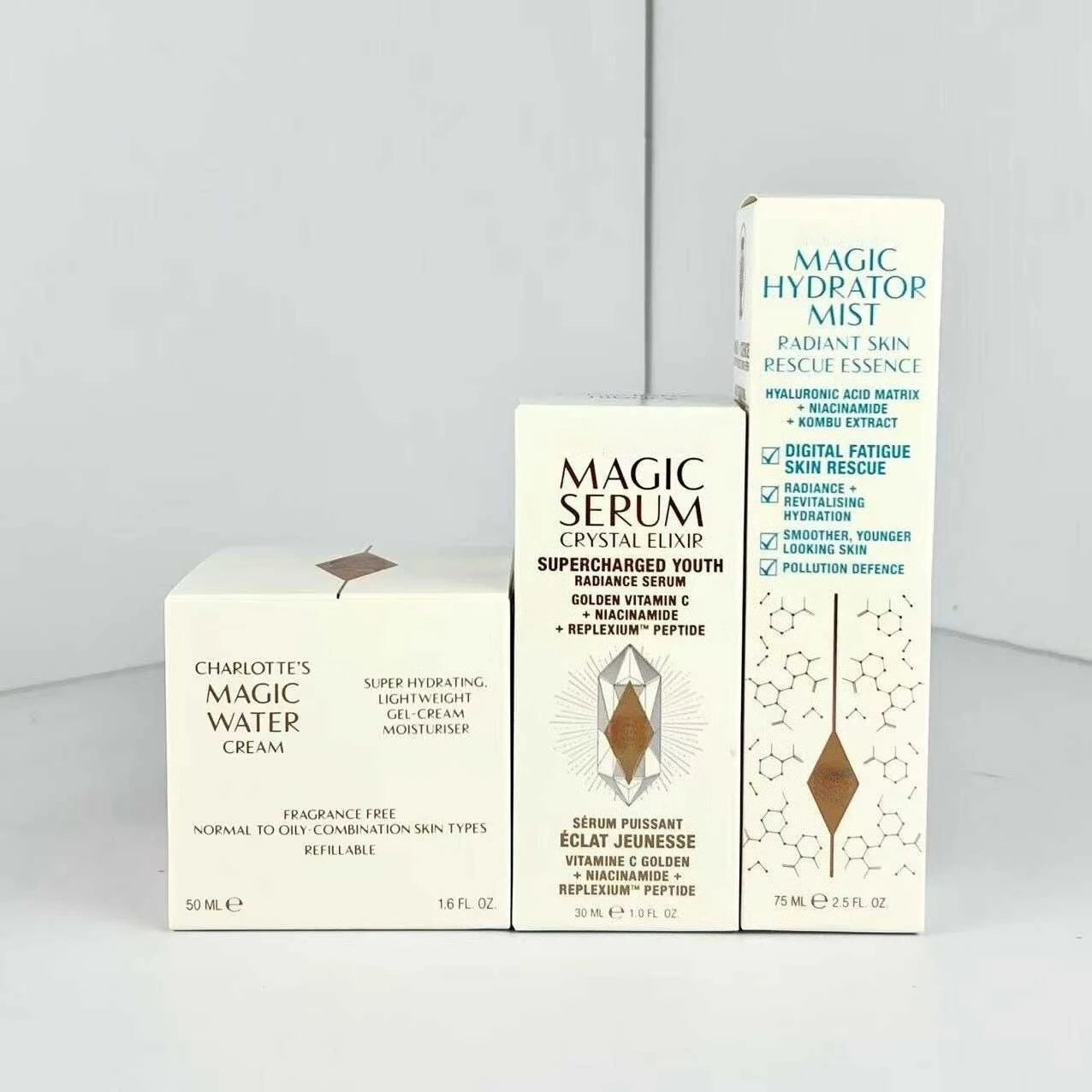 Magic Skincare Set: Face Cream, Serum & Mist for Radiant Skin Skincare Gift Set Oasis Select