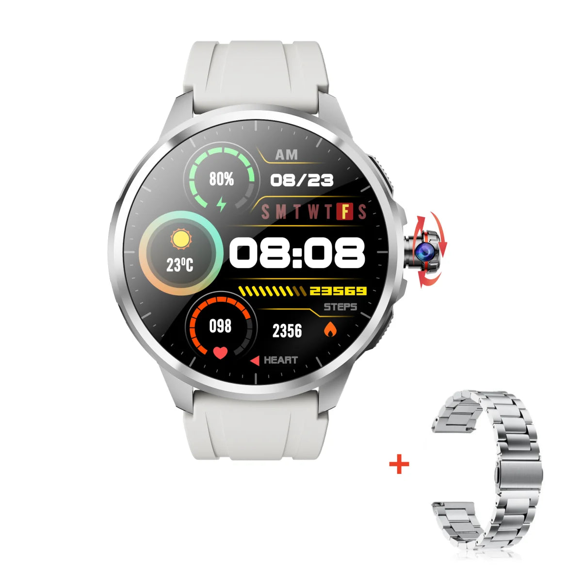 GOLDENSPIKE H99 4G Android Smartwatch | AMOLED 8MP Camera