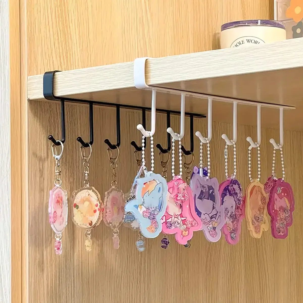 1pc/2pcs,Iron keychain display rack, multifunctional storage rack, accessory storage and jewelry rack, kitchen hook Oasis Select