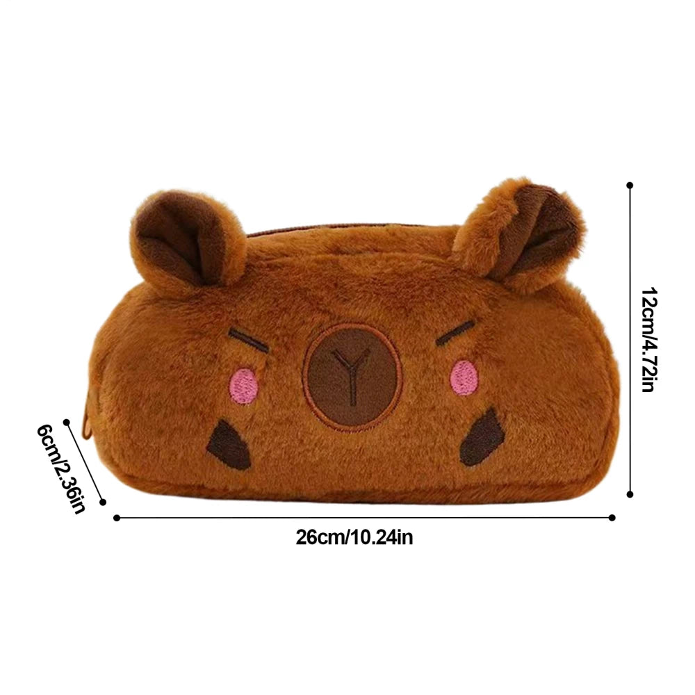 Pencil Cases For Kids Cute Cartoon Capybara Pencil Pouch Organizer Large Capacity Pen Bag School Stationeries Pencil Organizer Oasis Select 01