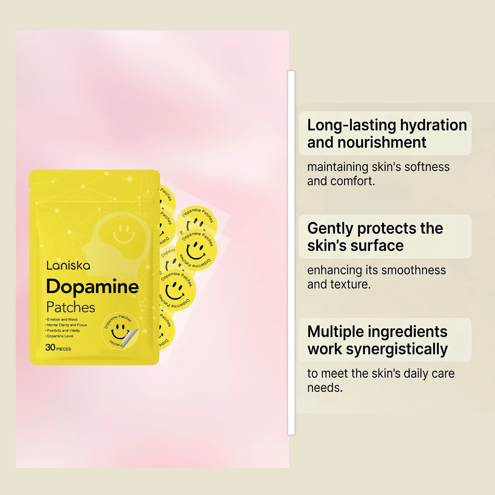 Laniska Hydrating Nourishing Skin Patches – Gentle Formula