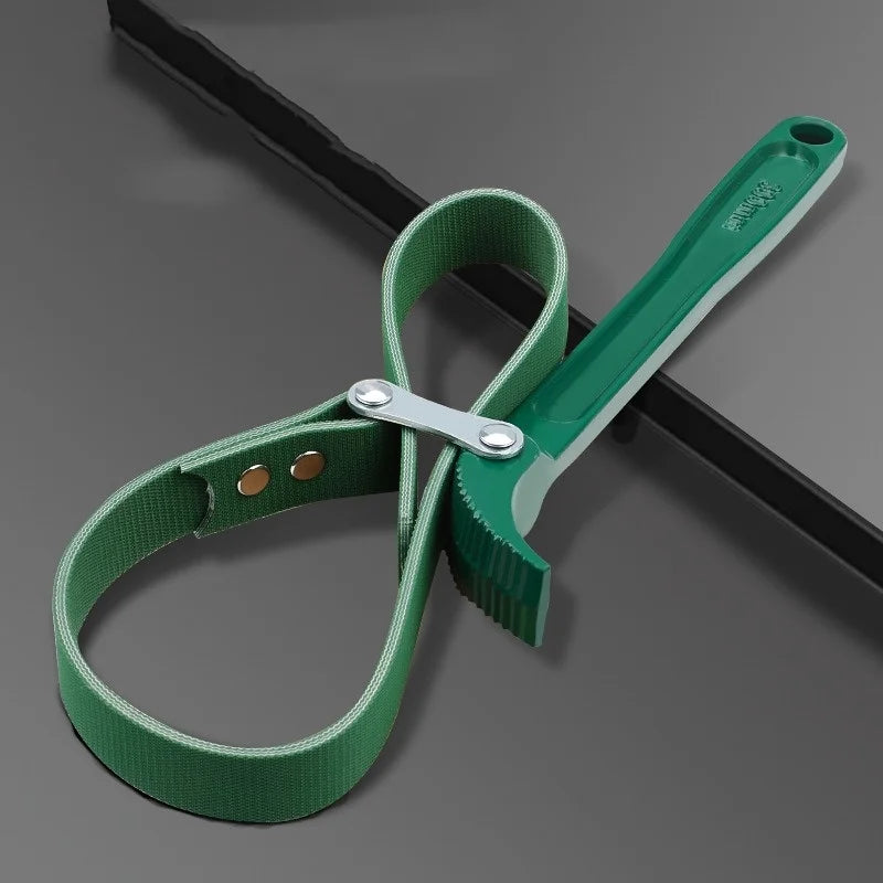 JUSTINLAU 1PC Multi Functional Pipe Fitting Tool Belt Wrench for Opening Pipe Fitting Ring Filter Chain Wrench Oil Filter Wrench Oasis Select