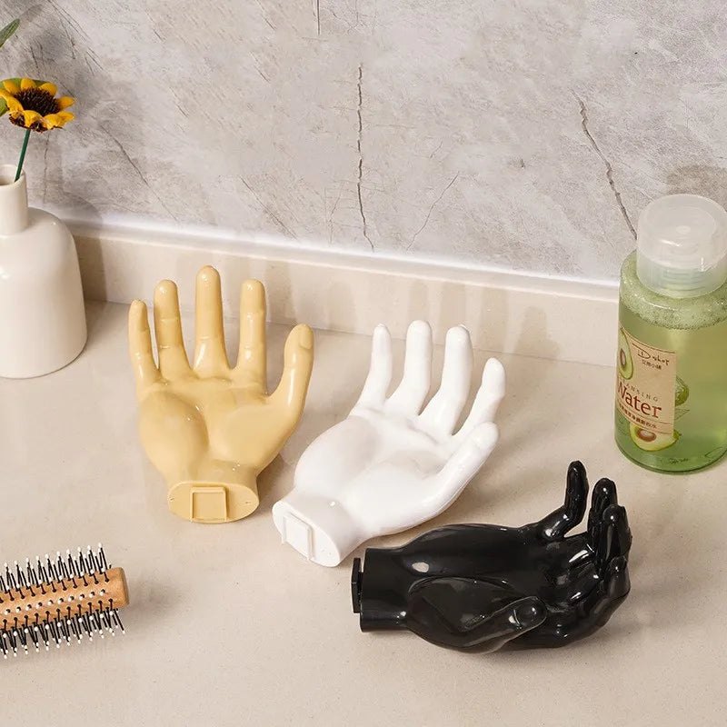 1PC Palm Shaped Wall Hanging Strong Non Punching and Traceless Hook Home Wall Storage Key Earphone Storage Rack Organization Oasis Select