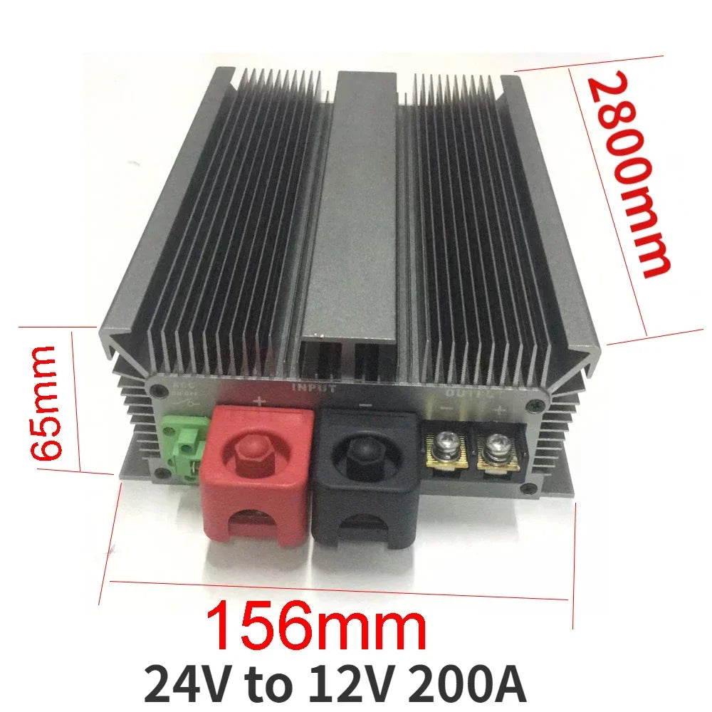 24 Volt to 12 Volt 24V to 12V 85A-300A Step Down Converter Voltage Regulator DC/DC Buck Transformer Power Supply CE Waterproof Oasis Select 24V to 12V 200A 24V 12V