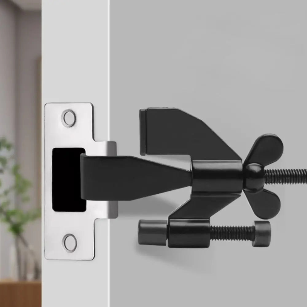 Portable Travel Door Lock & Stopper – Adjustable Stainless Steel